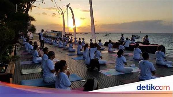 Tren Yoga Di Pantai Carita Jadi Gaya Hidup Baru Warga