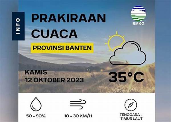 Cuaca! Suhu Udara Di Banten Diprediksi Meningkat Hingga 35°c, Warga Pandeglang Diminta Jaga Kesehatan!