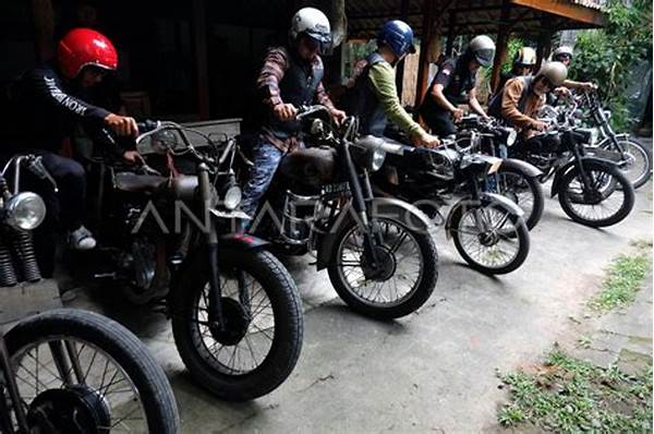 Komunitas Otomotif! Klub Motor Antik Pandeglang Gelar Pameran Besar-besaran Di Pusat Kota!